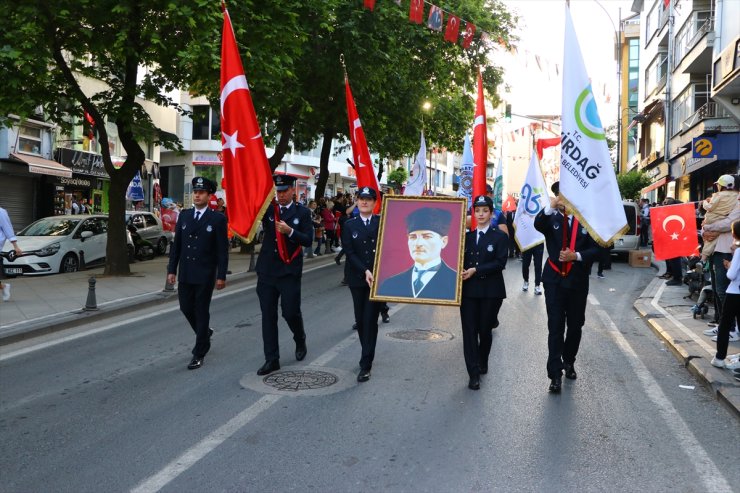 Tekirdağ'da "Atatürk'ü Anma Yürüyüşü" düzenlendi