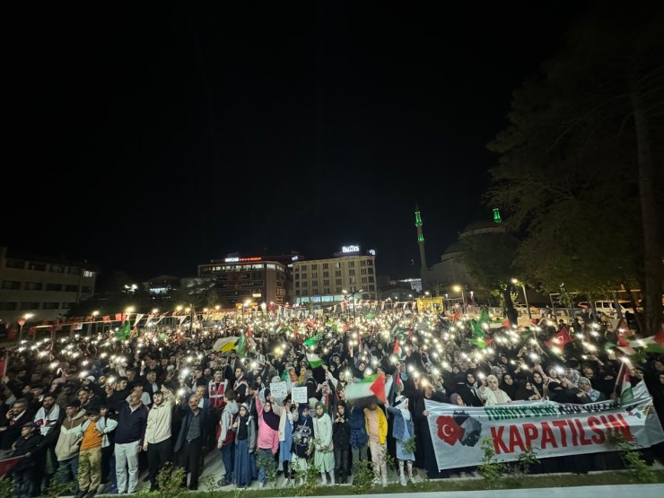 Van'da Filistin'e destek yürüyüşü düzenlendi