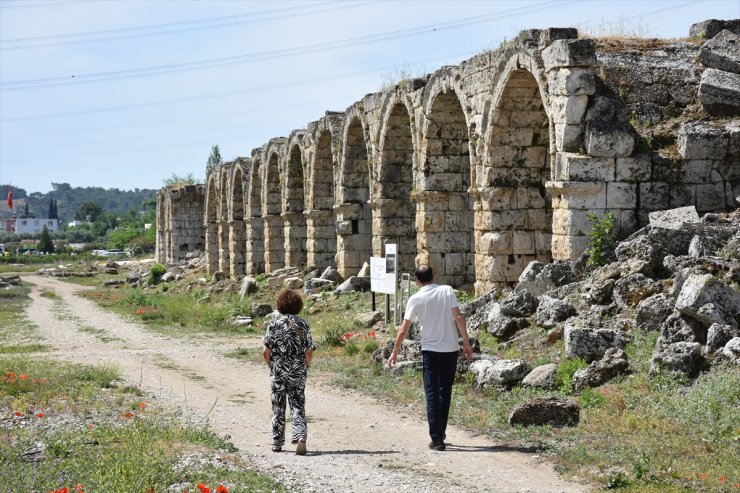 "Antik Perge"nin stadyum arenasındaki çalışmalar tamamlandı