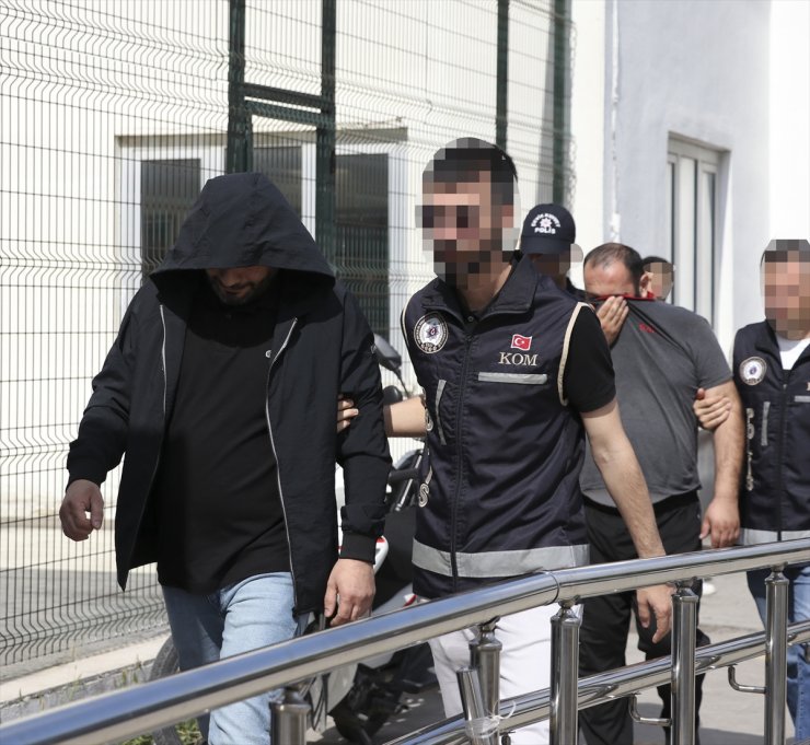 Adana merkezli "Ayar-3" operasyonlarında yakalanan 10 şüpheli tutuklandı