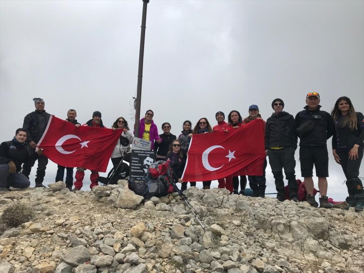 Çankırı'da dağcılar "Gençlik Haftası" tırmanışı yaptı