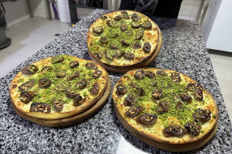 Elazığ'ın tescilli lezzeti orcik ile pizzayı buluşturdu