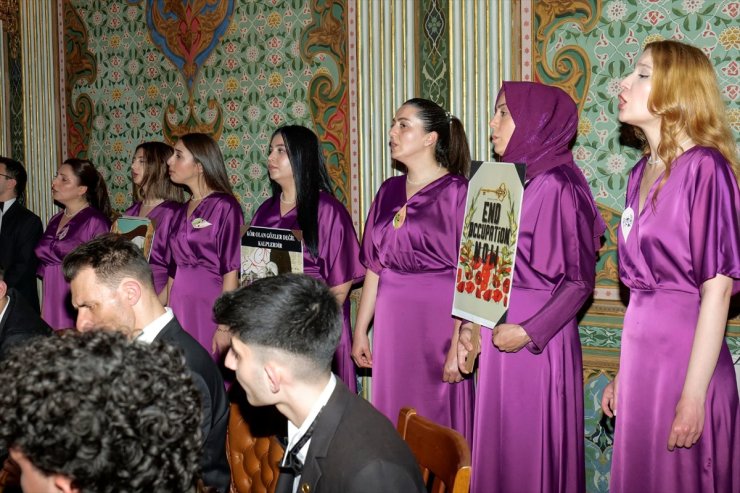 İstanbul Üniversitesi'nde Gazze için konser düzenlendi