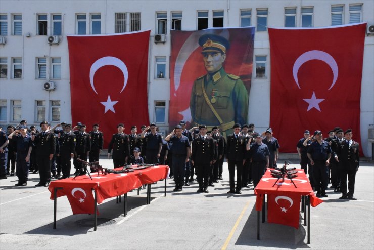 Ordu'da engelli bireyler temsili askerlik yaptı