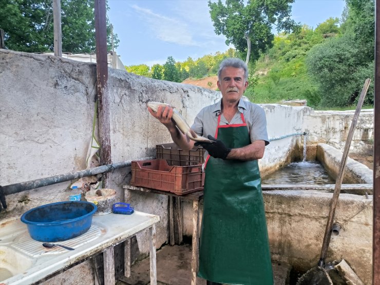 Türk Kızılaydan depremde işletmesi zarar gören balık üreticisine destek