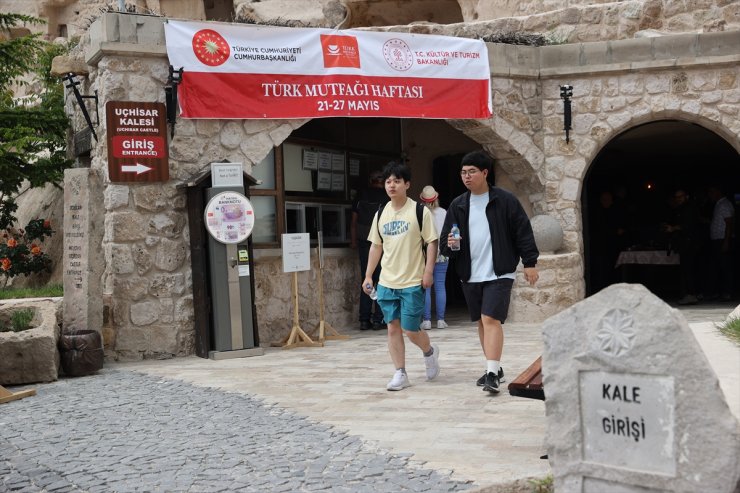 Kapadokya'da "Türk Mutfağı Haftası"nda turistlere yöresel lezzet ikramı