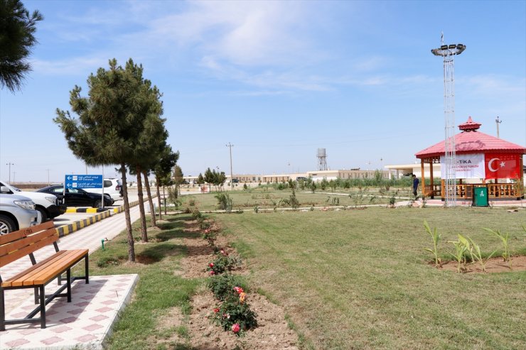 TİKA, Afganistan'da Mezar-ı Şerif Havaalanı'nın çevre düzenlemesini yaptı