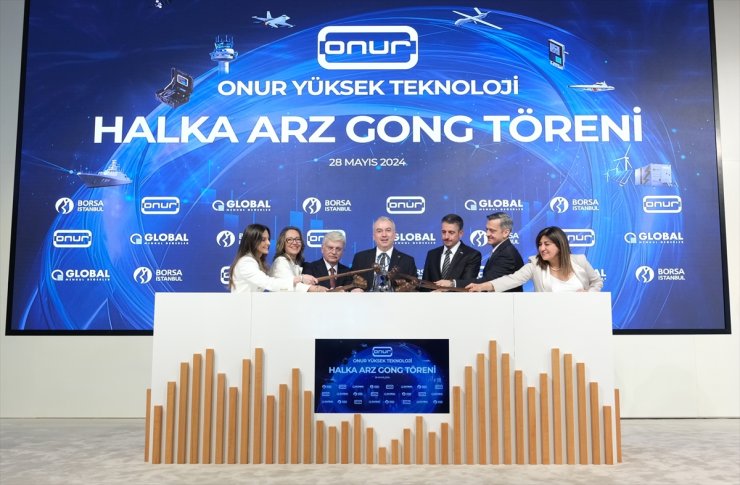 Borsa İstanbul'da gong, Onur Yüksek Teknoloji için çaldı