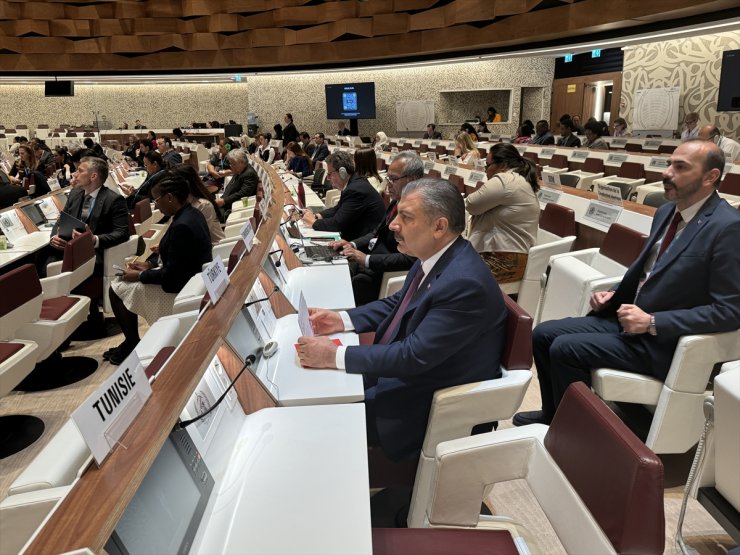 Sağlık Bakanı Koca, 77. Dünya Sağlık Asamblesi'nde konuştu: