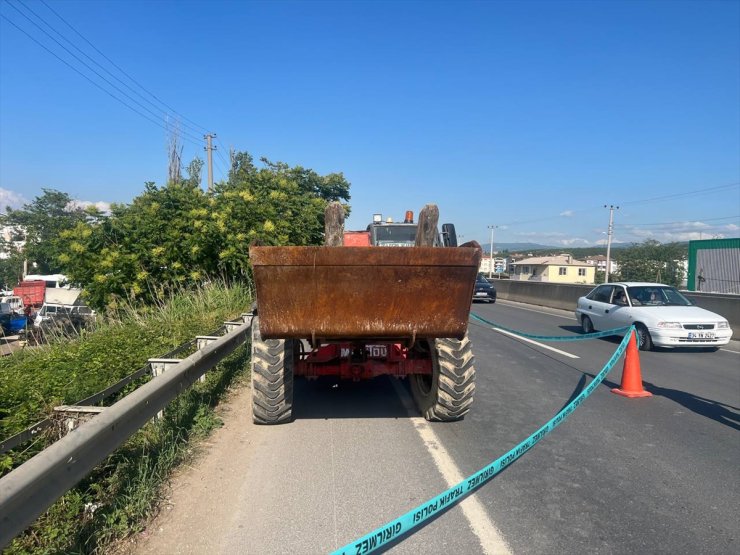 Yalova'da iş makinesinin çarptığı kişi öldü