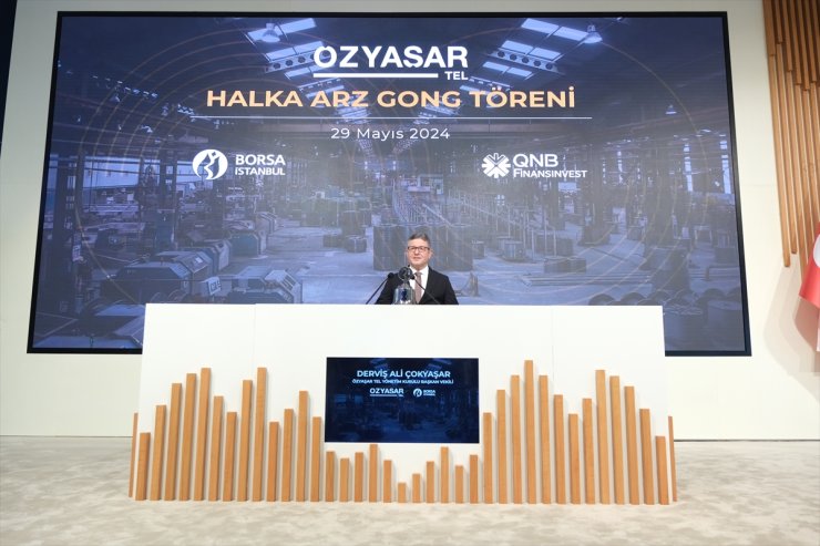 Borsa İstanbul'da gong, Özyaşar Tel için çaldı