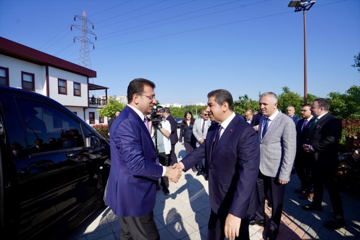 İBB Başkanı İmamoğlu'ndan Esenler Belediye Başkanı Göksu'ya tebrik ziyareti