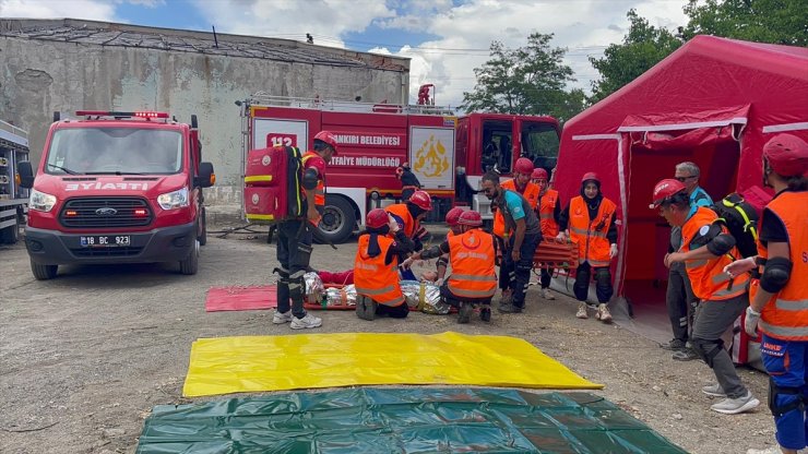 Çankırı'da "UMKE 23. Bölge Tatbikatı" yapıldı