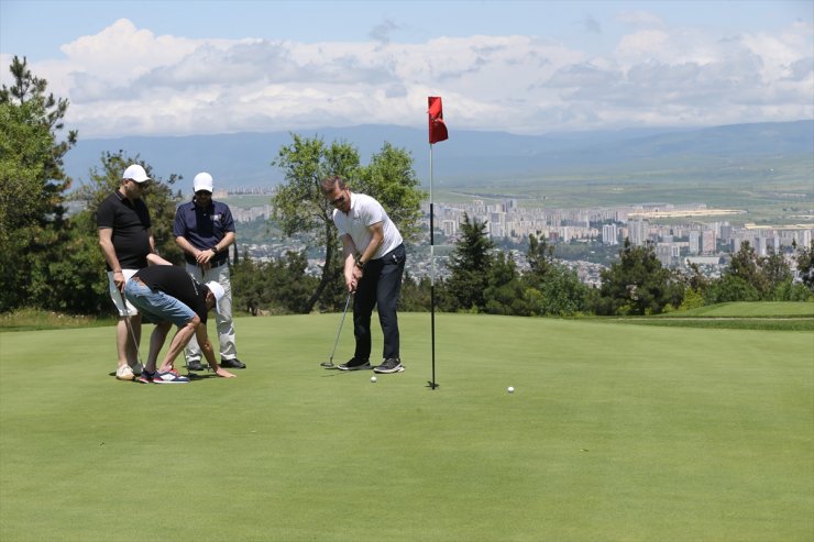 Gürcistan'da, "Turkish Airlines World Golf Cup" kapsamında amatör golf turnuvası düzenlendi