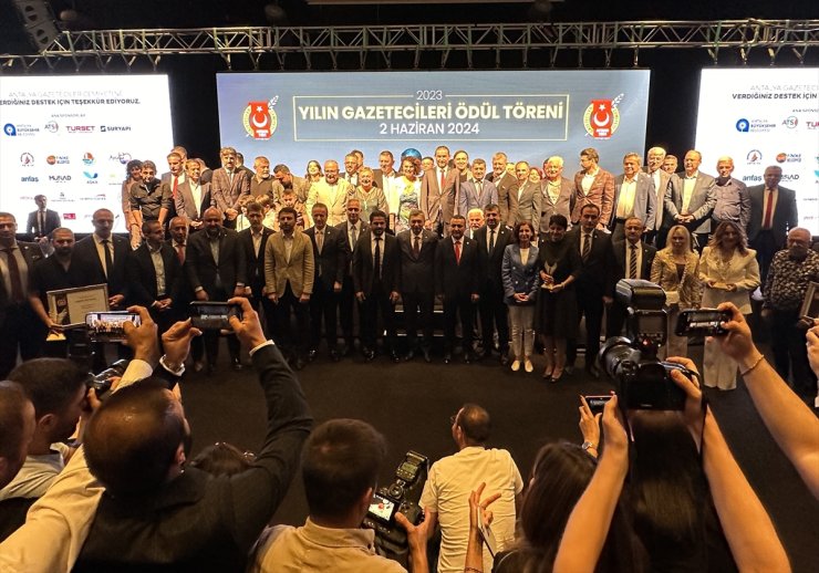 Antalya Gazeteciler Cemiyeti "2023 Yılı Basın Ödülleri" verildi