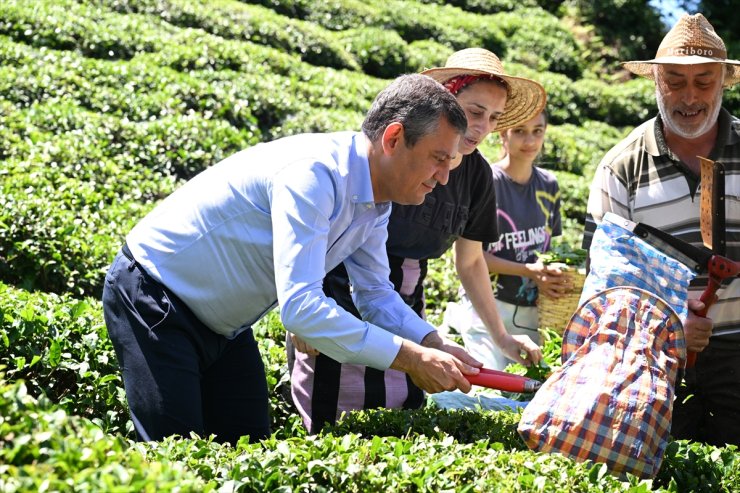 CHP Genel Başkanı Özgür Özel, Rize'deki "Çay Mitingi"nde konuştu: