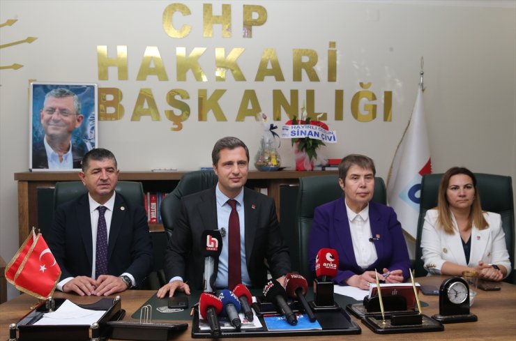 CHP Genel Başkan Yardımcısı Şahbaz Hakkari'de konuştu: