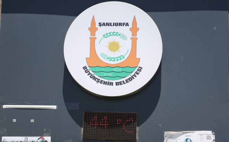 Şanlıurfa'da sıcak hava etkili oluyor