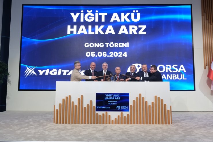 Borsa İstanbul'da gong Yiğit Akü için çaldı