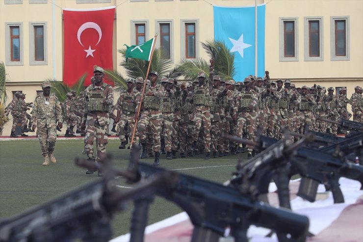 Somali Türk Görev Kuvveti Komutanlığında 13. Kartal Taburu için yemin töreni düzenlendi