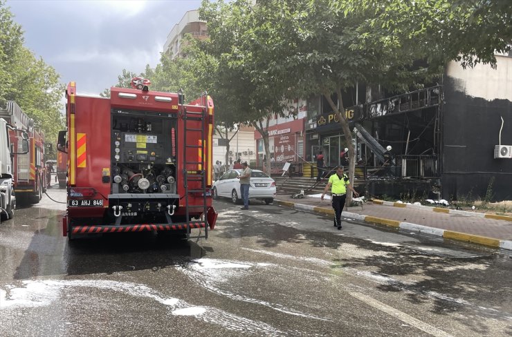 Şanlıurfa'da atış poligonunda çıkan yangın söndürüldü