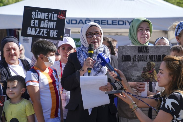 Ankara'da, İsrail'in Gazze'ye saldırıları protesto edildi