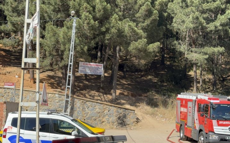 Sultanbeyli'de çıkan orman yangını söndürüldü