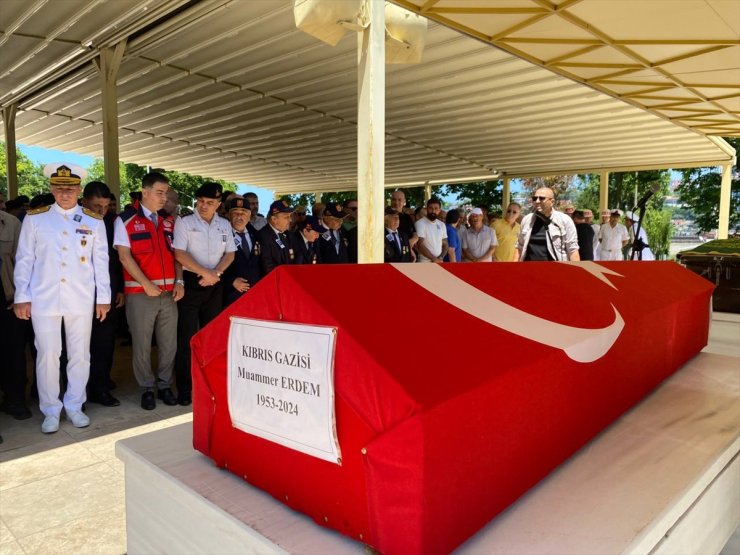 Vefat eden Kıbrıs gazisi, memleketi Zonguldak'ta son yolculuğuna uğurlandı