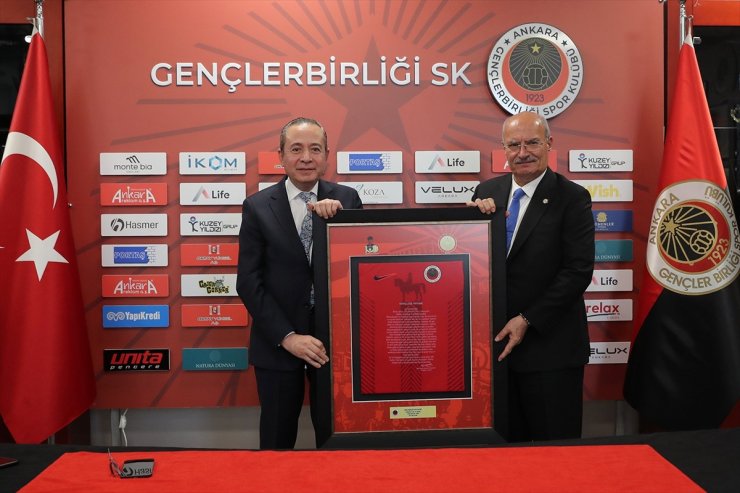 ATO Başkanı Baran'dan Gençlerbirliği Kulübüne ziyaret