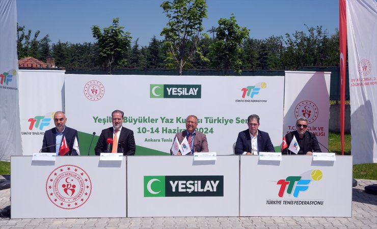 Yeşilay Büyükler Tenis Turnuvası, Ankara'da başladı