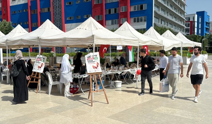 KADEM Karabük temsilciliği, Gazze'ye destek olmak için hayır çarşısı kurdu