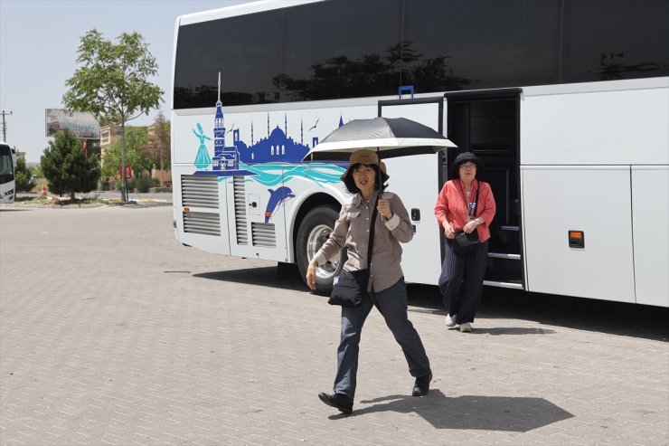 Kapadokya'da sıcak hava etkili oldu