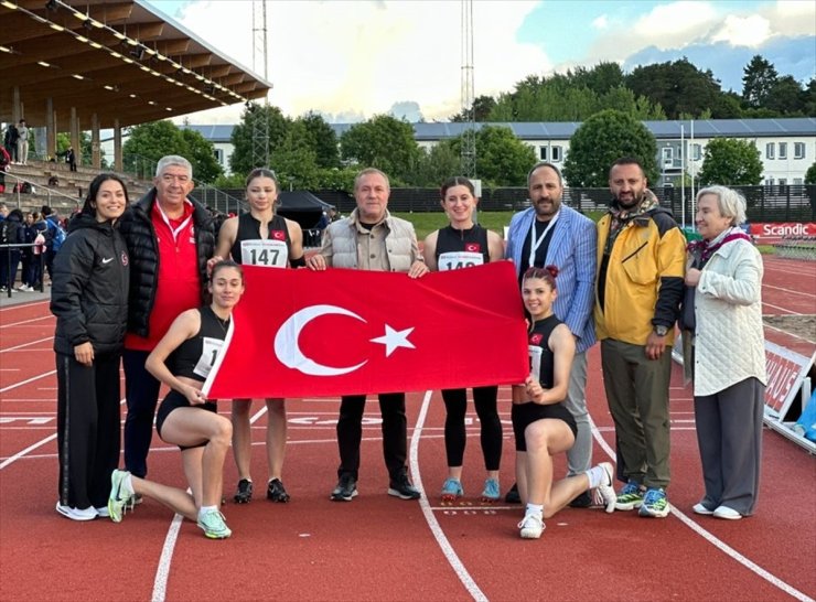 Türkiye Özel Sporcular 4x100 Metre Kadın Bayrak Takımı, dünya rekoru kırarak Avrupa şampiyonu oldu