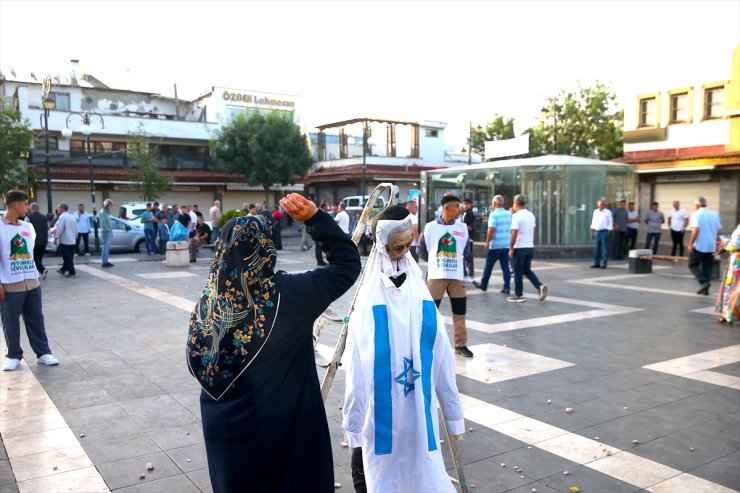 Diyarbakır'da bayram namazı sonrası İsrail protesto edildi