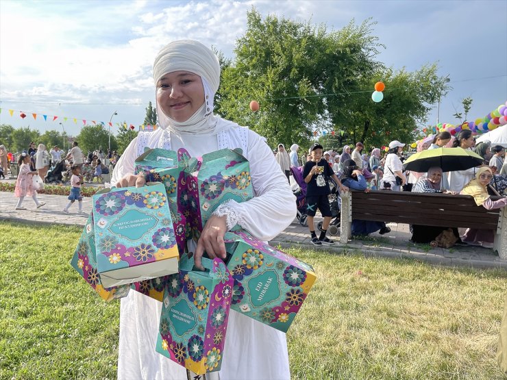 Kırgızistan'da Kurban Bayramı'nın üçüncü gününde "bayram şenliği" düzenlendi