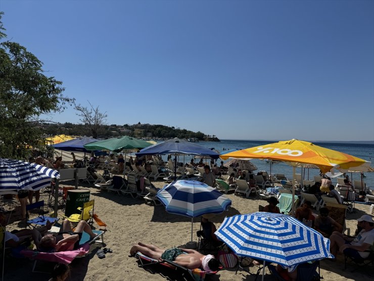 Trakya'da sahillerde bayramın son gününde yoğunluk yaşandı