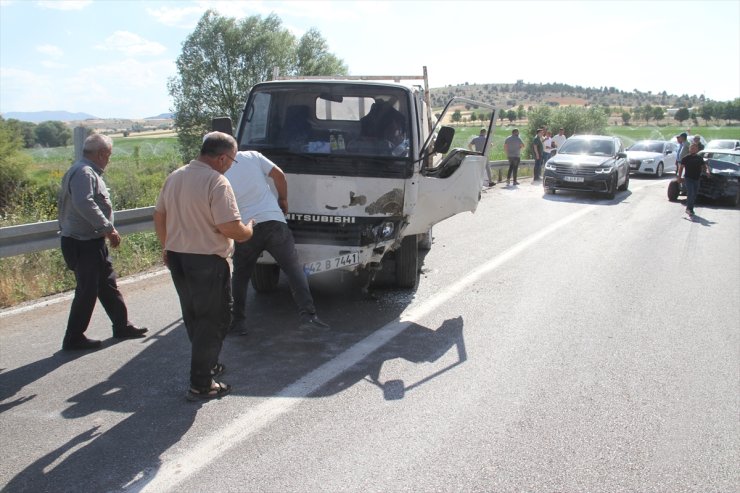 Konya'da trafik kazasında 4 kişi yaralandı