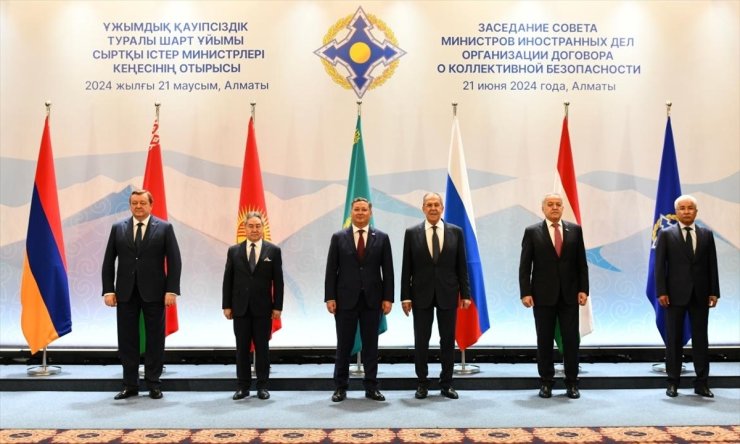 Kazakistan'da Kolektif Güvenlik Antlaşması Örgütü Dışişleri Bakanları Toplantısı yapıldı