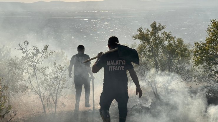 Malatya'da ormanlık alanda çıkan yangın söndürüldü