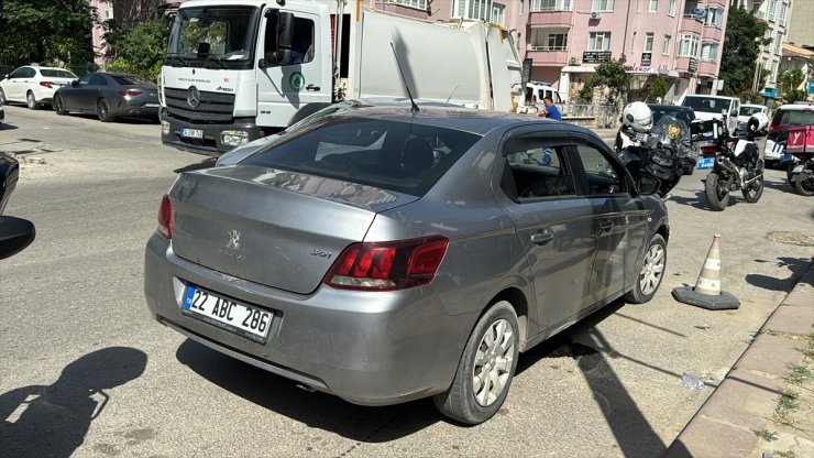 Edirne'de "dur" ihtarına uymayan alkollü ve ehliyetsiz sürücü kovalamaca sonucu yakalandı