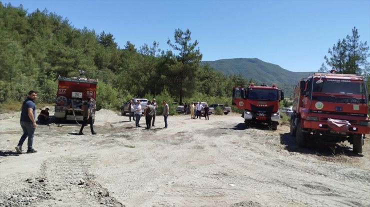 Sinop'ta çıkan yangında 3,5 hektarlık ormanlık alan zarar gördü