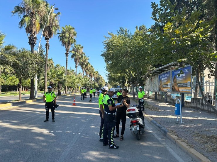 Adana'da yılbaşından bu yana 1825 motosiklet trafikten men edildi