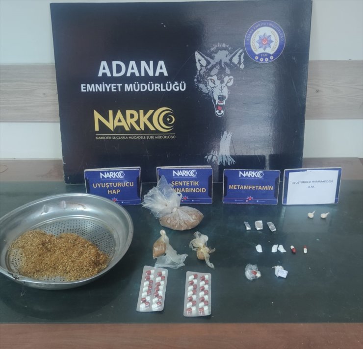 Adana'da uyuşturucu operasyonlarında yakalanan 34 zanlı tutuklandı