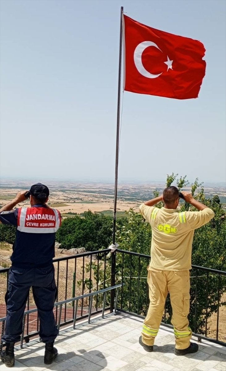 Edirne'de jandarma, orman yangınlarına karşı denetimlerini artırdı