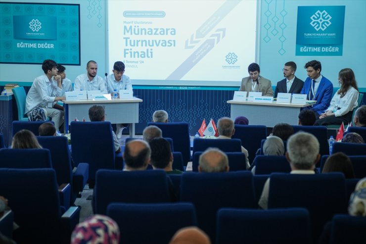 "Maarif Uluslararası Münazara Turnuvası"nın finali İstanbul'da yapıldı