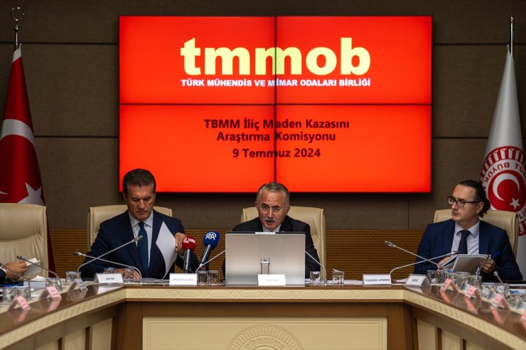 TBMM İliç Maden Kazasını Araştırma Komisyonu, TMMOB temsilcilerini dinledi