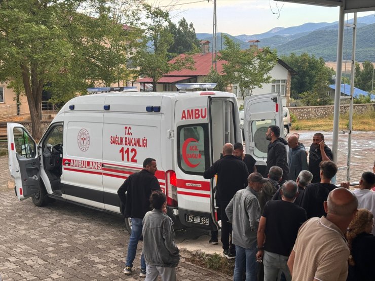 Tunceli'de yıldırım isabet eden 2 kişi yaralandı