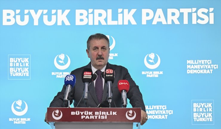 BBP Genel Başkanı Destici basın toplantısı düzenledi: