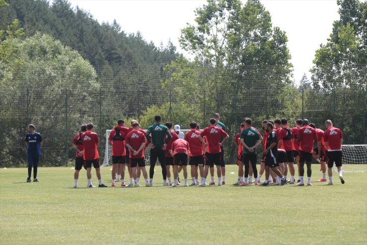 Gaziantep FK, yeni sezon hazırlıkları kapsamında idman yaptı