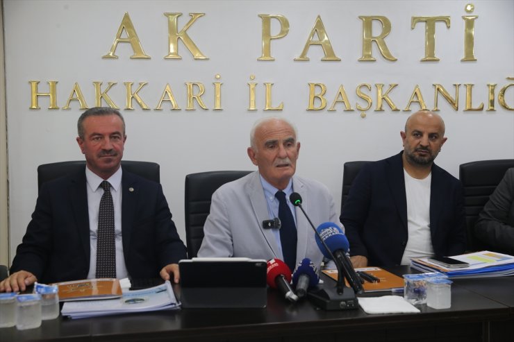 AK Parti Genel Başkan Yardımcısı Yılmaz, Hakkari'de konuştu: